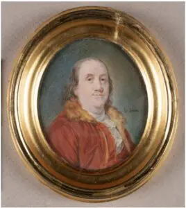 12.2025 - Benjamin Franklin Miniature Portrait