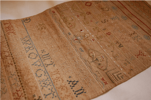 Object of the Month March 2023 - Sampler made by Lydia Hutchinson