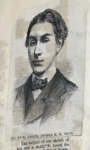 An old illustration of a man in formal attire.