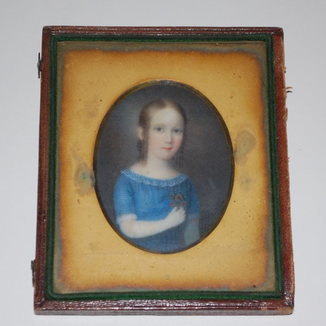 Object of the Month Revolutionary Spaces Museum collection Miniature of Ellen Maria Drury