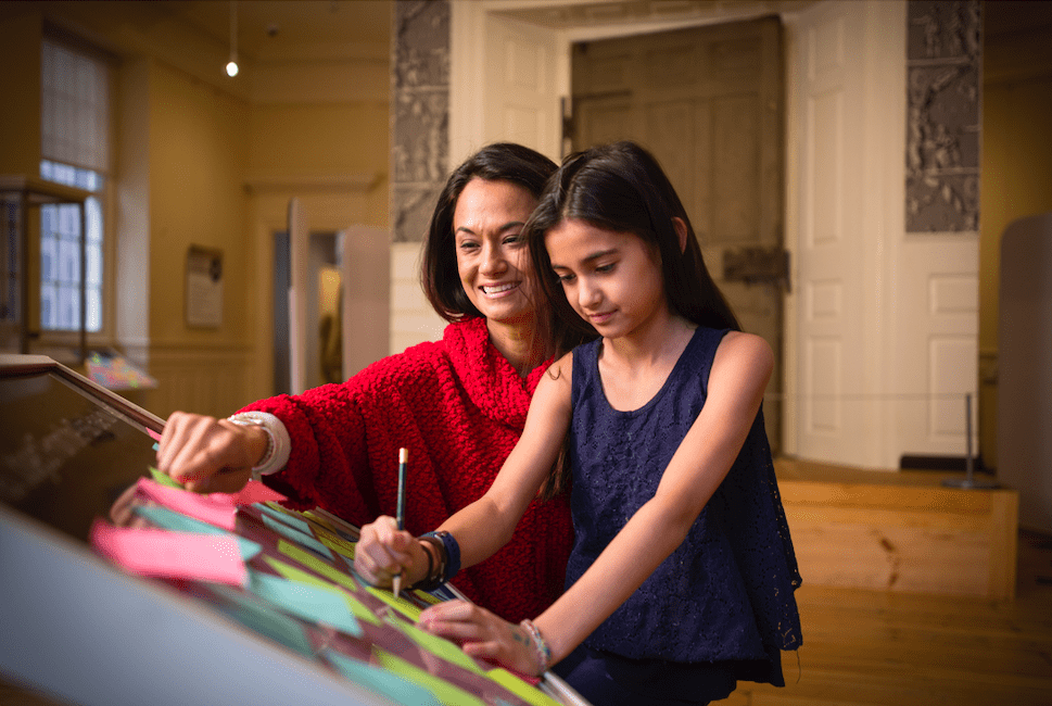 Old State House Interior - Mother Daughter