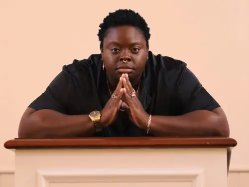 Porsha Olayiwola. Photo by Linda Mindaye. Courtesy National Park Service-National Parks of Boston.