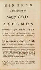 Sinners, Jonathan Edwards Mental Health Blog