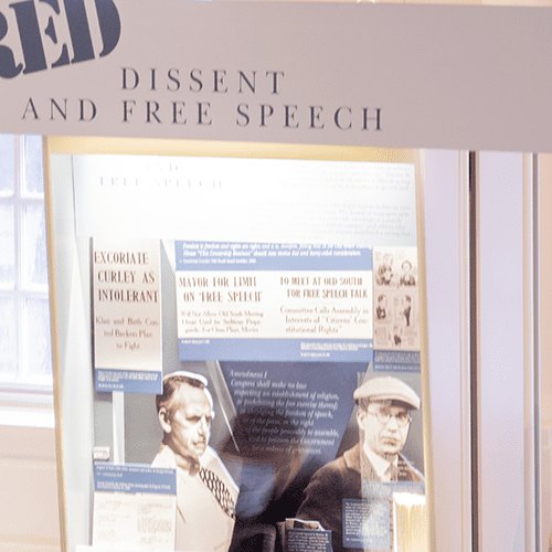 Voices of Protest Exhibit Old South Meeting House