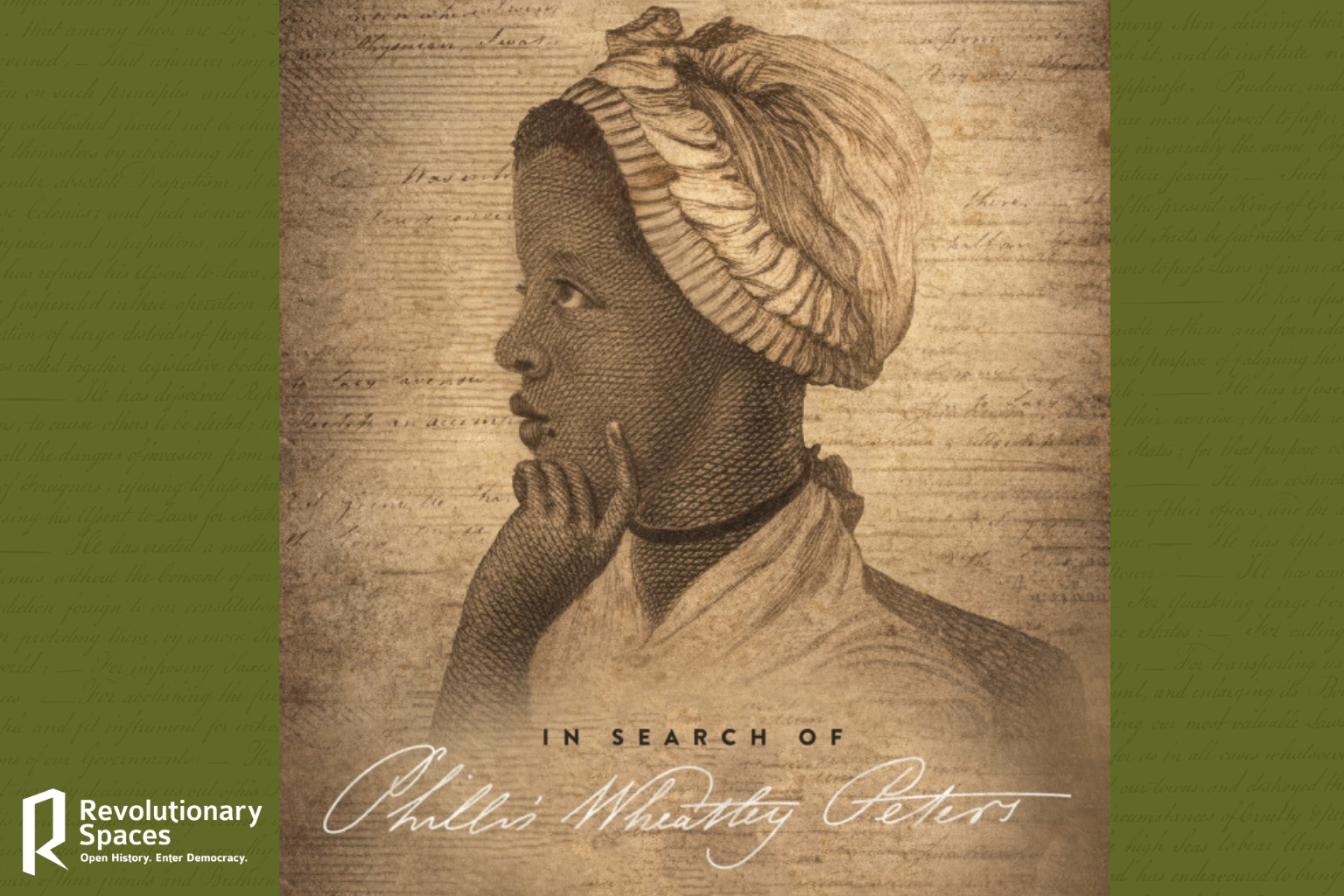 In Search of Phillis Wheatley Peters Webpage Graphic