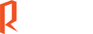 Revolutionary Spaces logo consisting of red-orange stylized letter R and white text reading "Revolutionary Spaces, Open History. Enter Democracy."