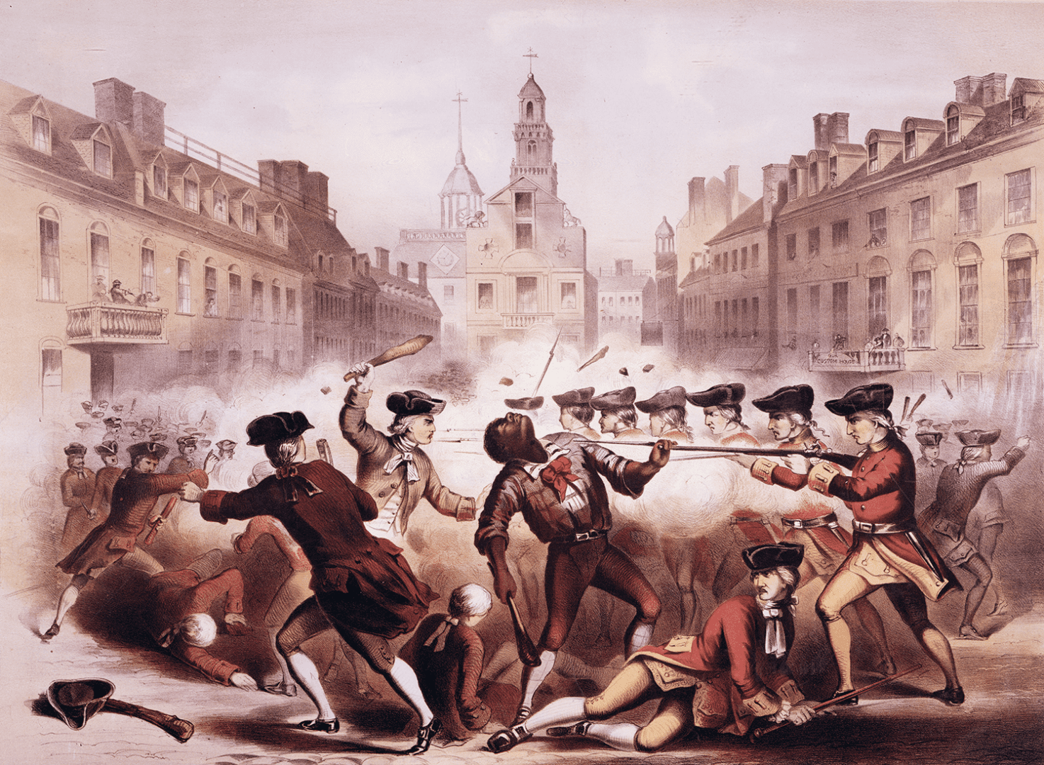 State Street Boston Massacre, March 5, 1770
