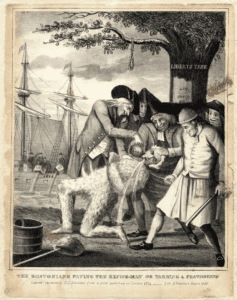 The Bostonians Paying the Excise-Man or Tarring & Feathering