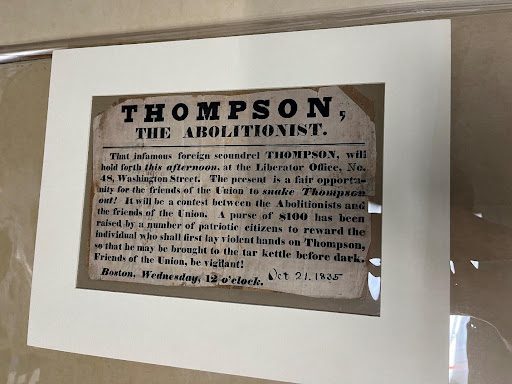Object of the Month February 2023 - “Thompson the Abolitionist” Broadside