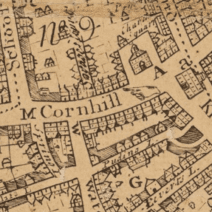 A 1769 map of Boston Site-See - Rebellion in Action
