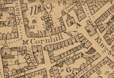 A 1769 map of Boston Site-See - Rebellion in Action
