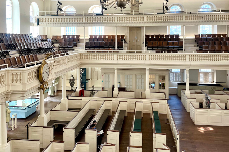 BPL: In Person Living Room Conversation at the Old South Meeting House