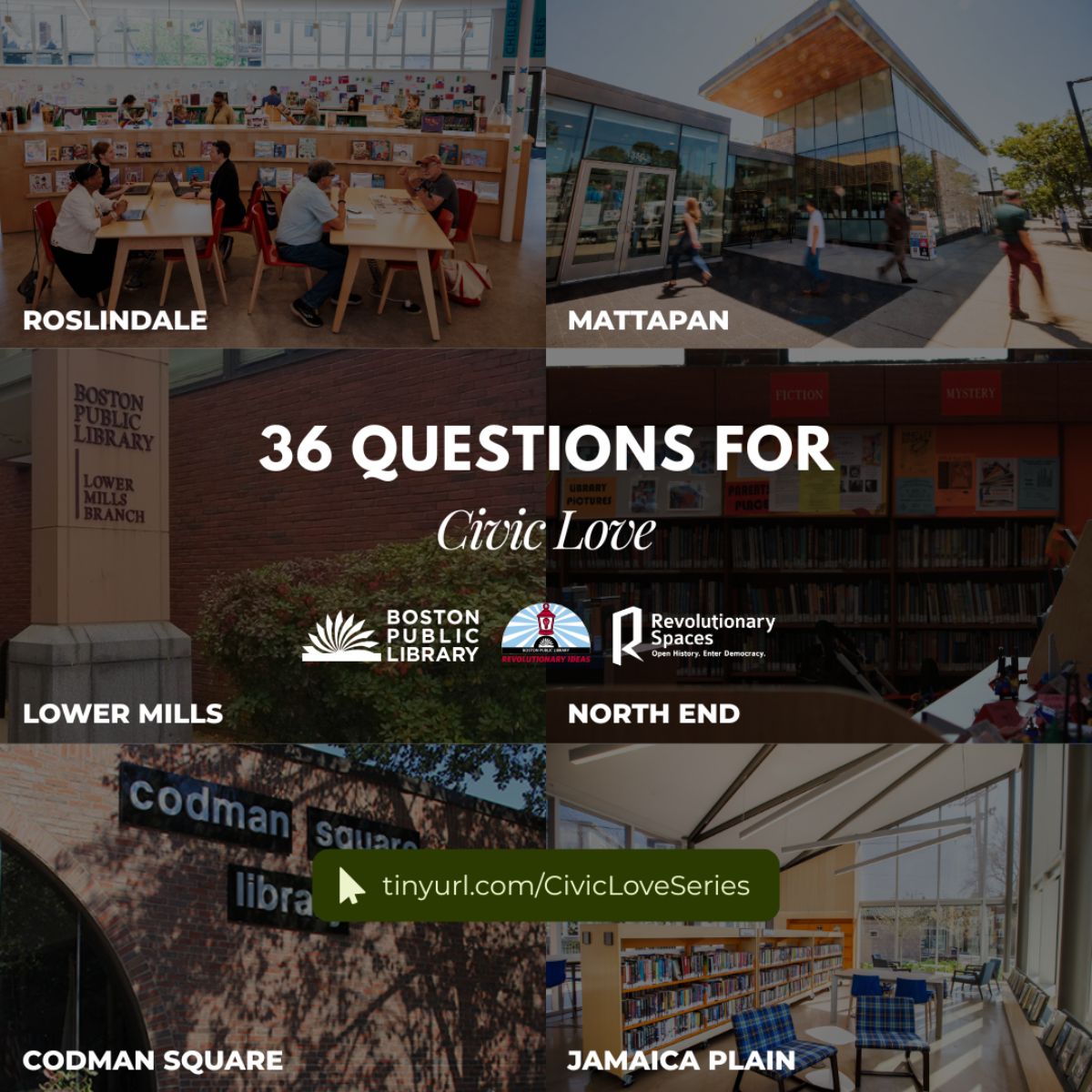Boston Public Library 36 Questions for Civic Love