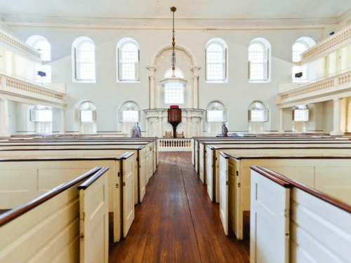 Old South Meeting House Interior - Main Hall