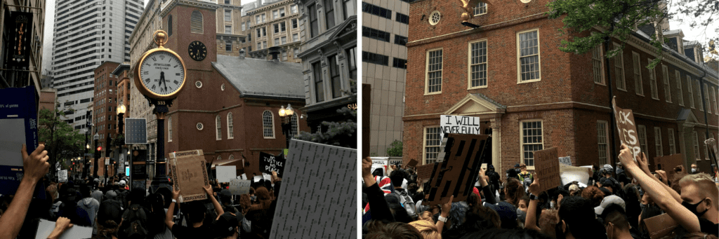protest in boston