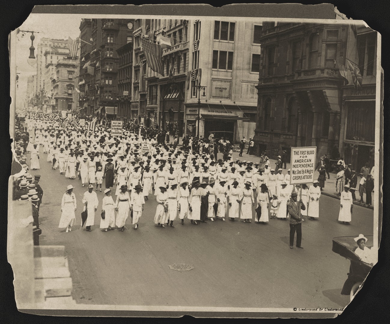 Silent Parade in New York City Against the East St. Louis Riots
